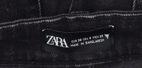 Zara Women Black Skinny Jeans Size 8 Slim Fit Denim
