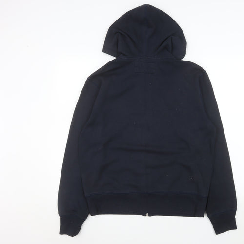 Penguin by Munsingwear Men's Blue Hooded Cotton Zip Jacket Size M