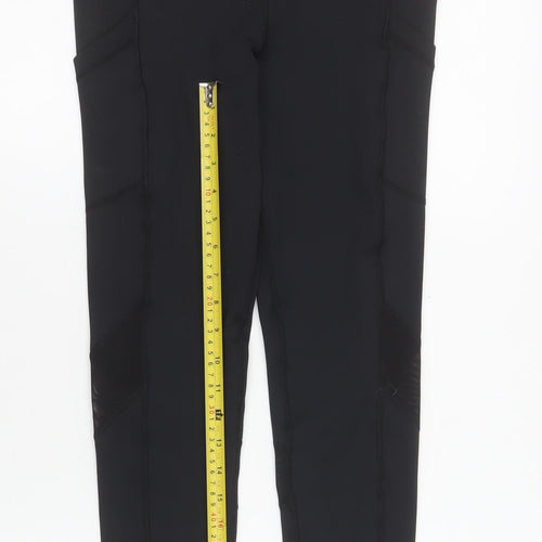 FIT PINK Women's Black Size 10 Ankle Leggings Gym Training