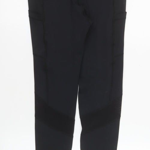 FIT PINK Women's Black Size 10 Ankle Leggings Gym Training