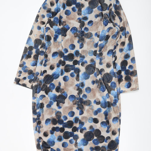 Alba Conde Women Multicoloured Size 12 Sheath Knee Length Dress
