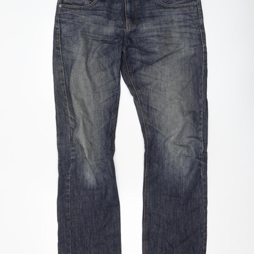 Livergy Men's Blue 34x34 Straight Fit Denim Jeans