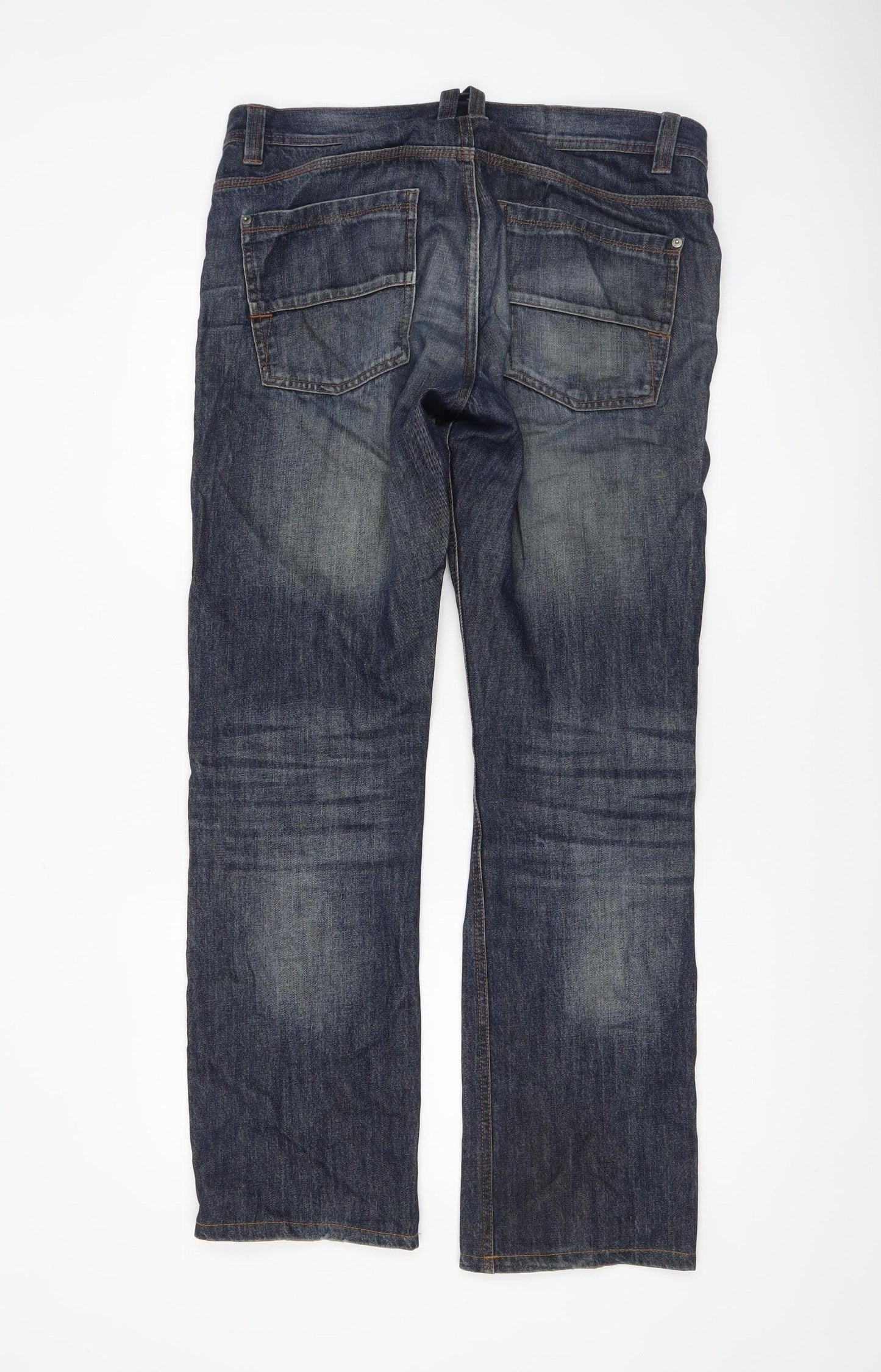 Livergy Men's Blue 34x34 Straight Fit Denim Jeans