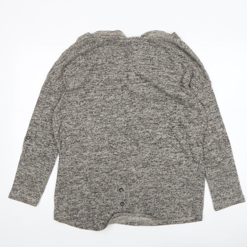 ONLY Women’s Grey Cowl Neck Knit Pullover Jumper L