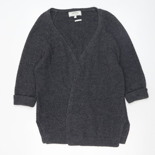 FatFace Women’s Grey V-Neck Knit Cardigan Size 12