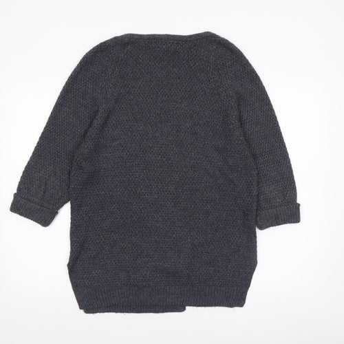 FatFace Women’s Grey V-Neck Knit Cardigan Size 12