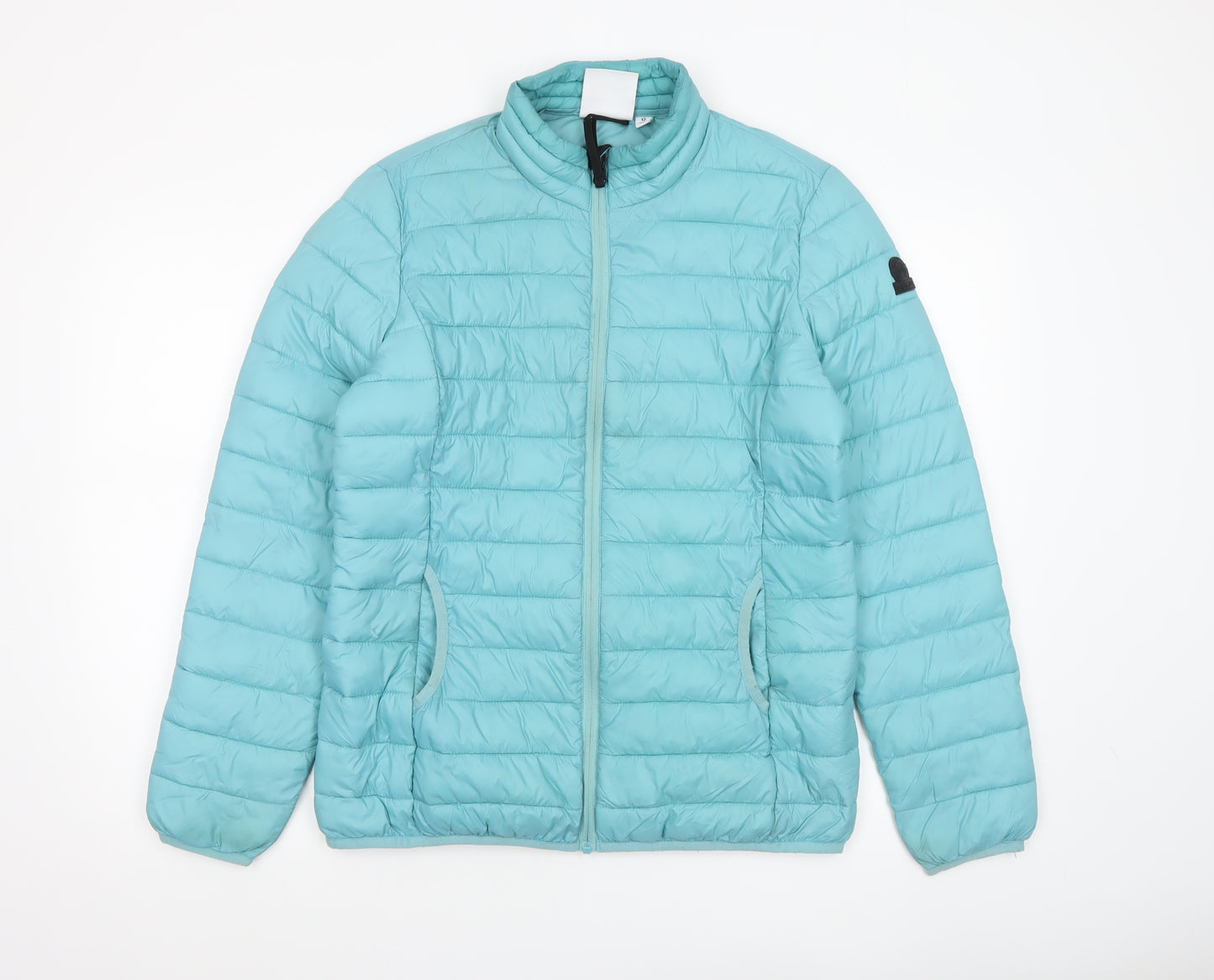 TOG24 Women's Blue Size 12 Puffer Jacket Lightweight Quilted Coat