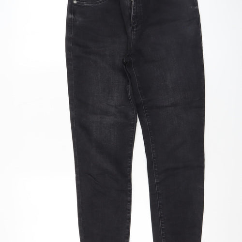 Mint Velvet Women's Black Skinny Stretch Jeans Size 12 Slim Fit