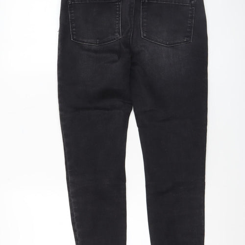 Mint Velvet Women's Black Skinny Stretch Jeans Size 12 Slim Fit