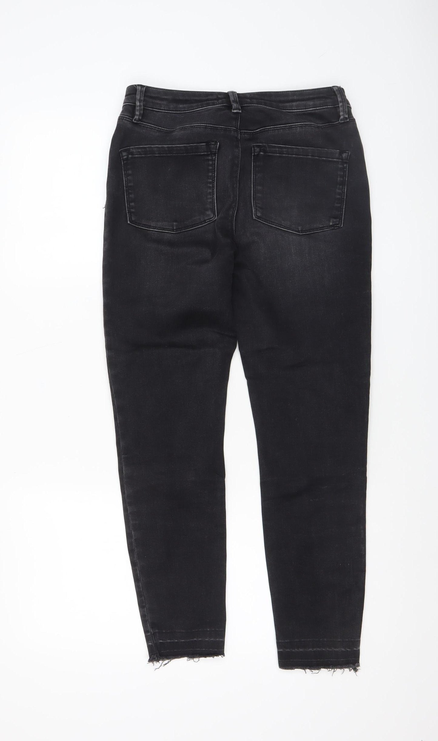 Mint Velvet Women's Black Skinny Stretch Jeans Size 12 Slim Fit