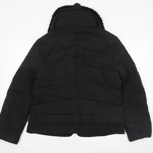 Karen Millen Women's Black Size 16 Quilted Puffer Jacket