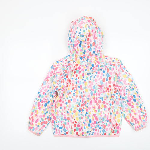 Crew Clothing Girls Multicoloured 7-8 Years Hooded Rain Coat