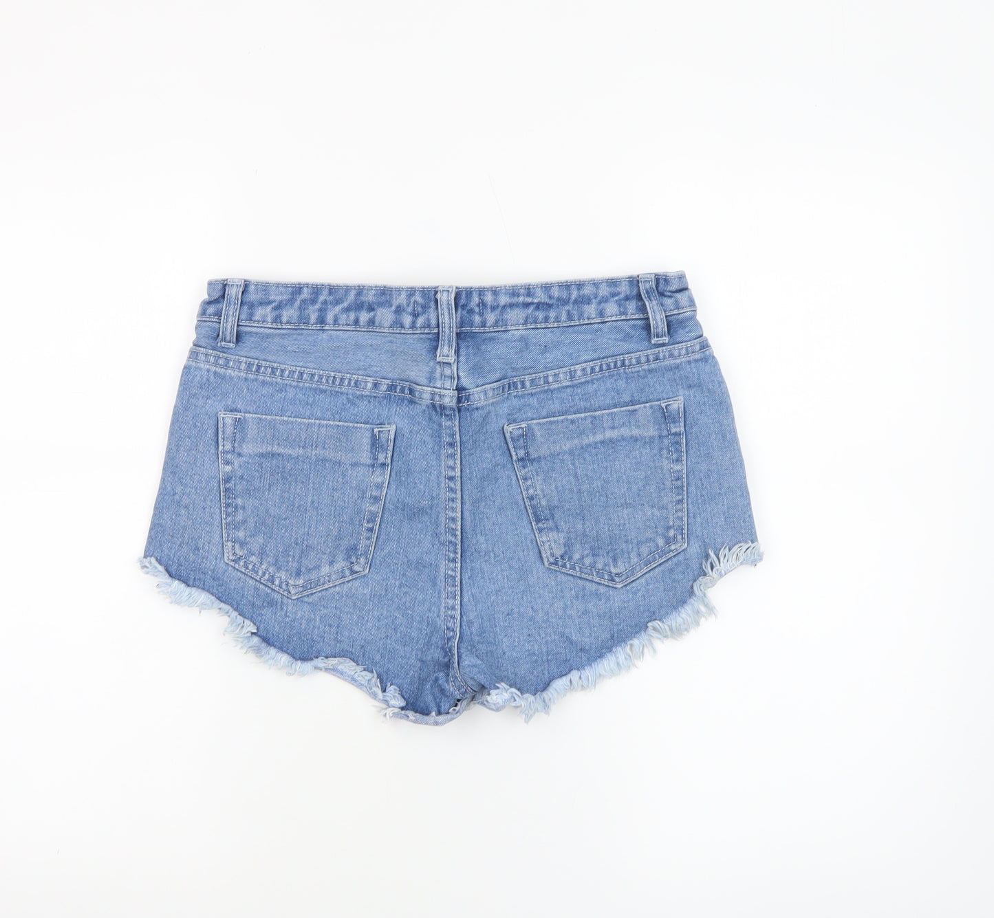 Forever 21 Womens Blue Size 6 Cut-Off Denim Ripped Shorts