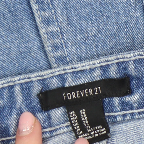 Forever 21 Womens Blue Size 6 Cut-Off Denim Ripped Shorts
