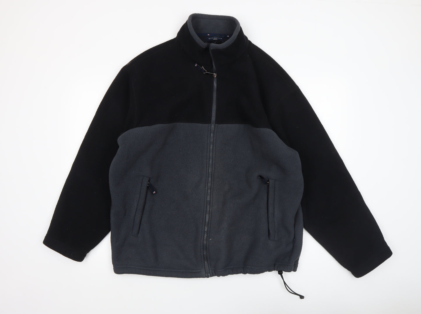 Marks and Spencer Men's Black Mix Fleece Full Zip Jacket L