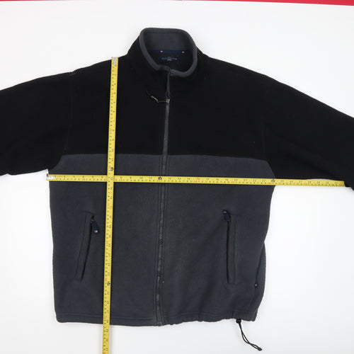 Marks and Spencer Men's Black Mix Fleece Full Zip Jacket L