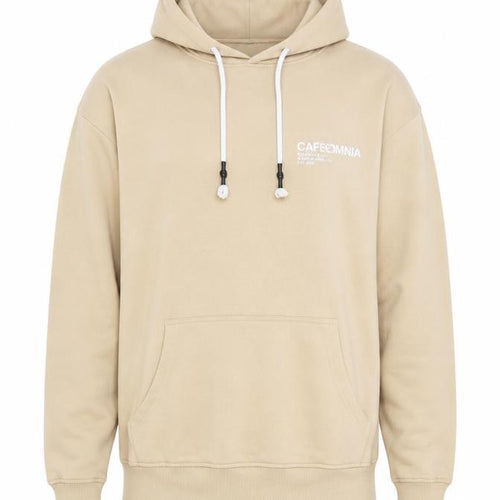 Carpe Omnia Mens Beige XS Pullover Hoodie Graphic Cotton Jumper
