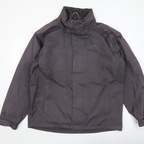 Hi Gear Men’s Grey XL Waterproof Hooded Parka Jacket