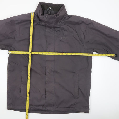 Hi Gear Men’s Grey XL Waterproof Hooded Parka Jacket
