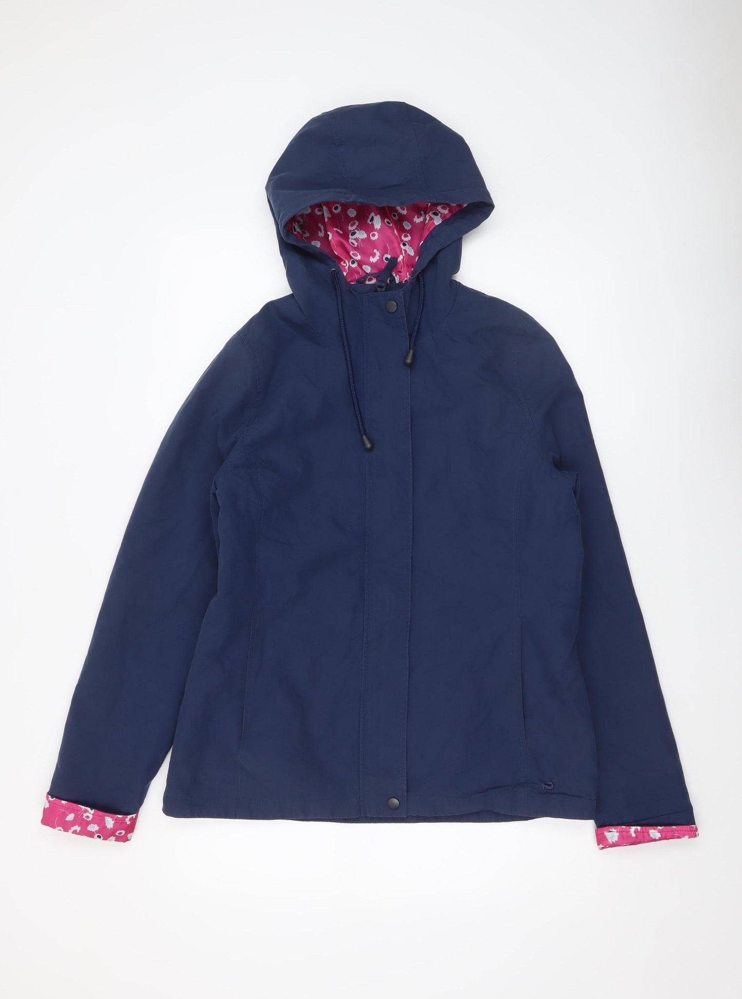 Tulchan Womens Blue Waterproof Hooded Rain Jacket Size 12