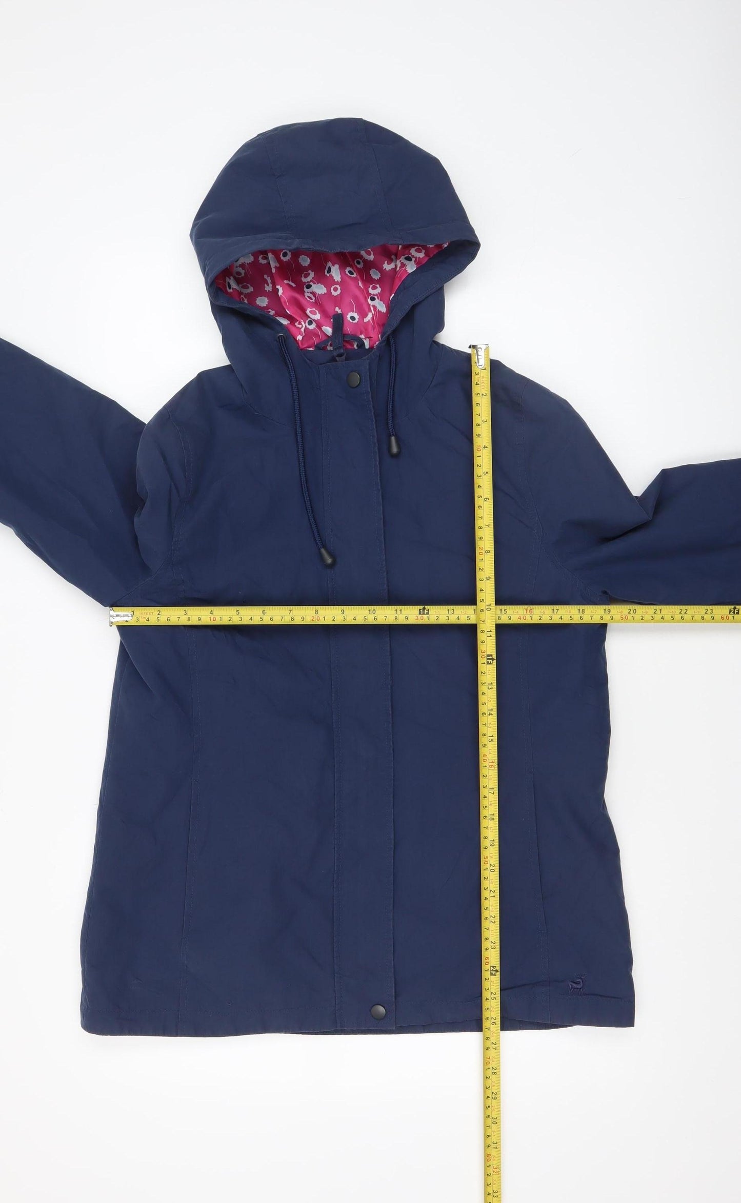 Tulchan Womens Blue Waterproof Hooded Rain Jacket Size 12