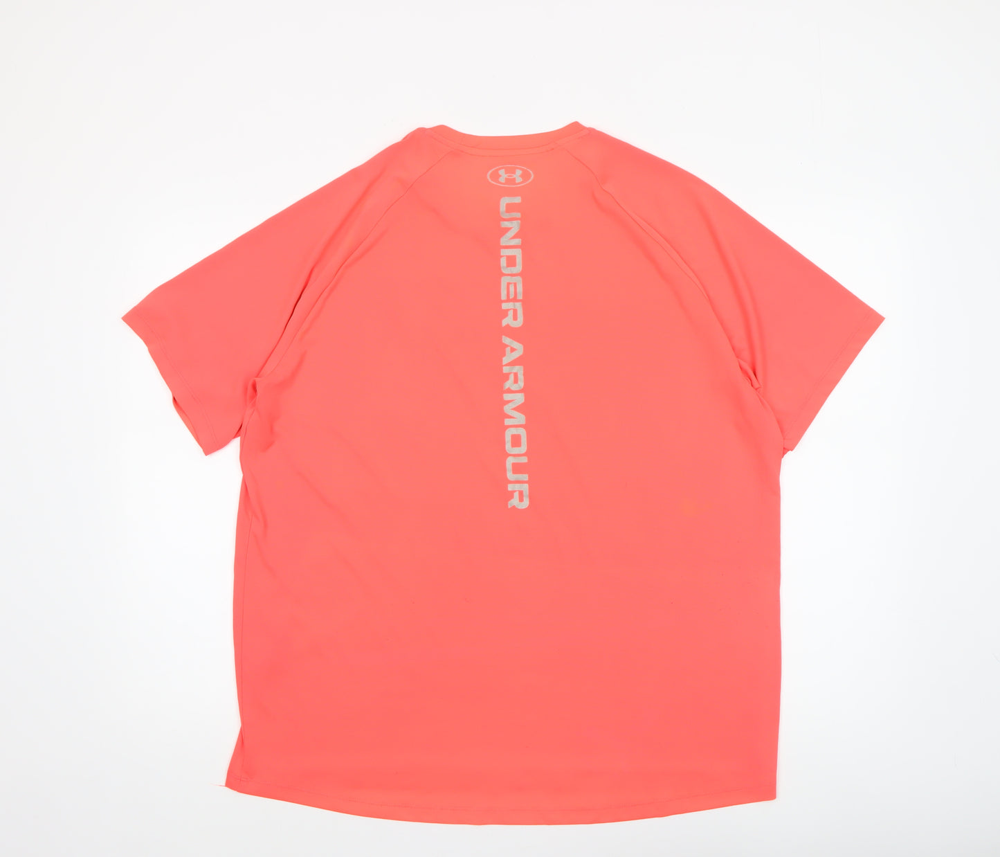 Under Armour Men's Orange XL Running T-Shirt Loose Fit Moisture Wicking