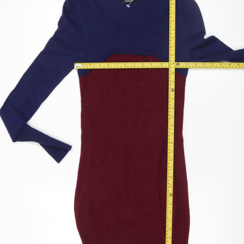 Morgan Women’s Multicoloured Slim Fit Knit Jumper Size 8