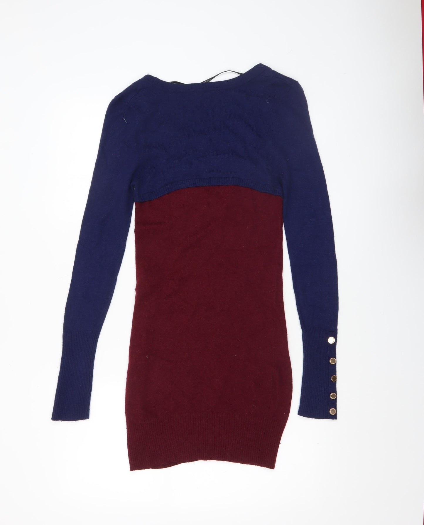 Morgan Women’s Multicoloured Slim Fit Knit Jumper Size 8