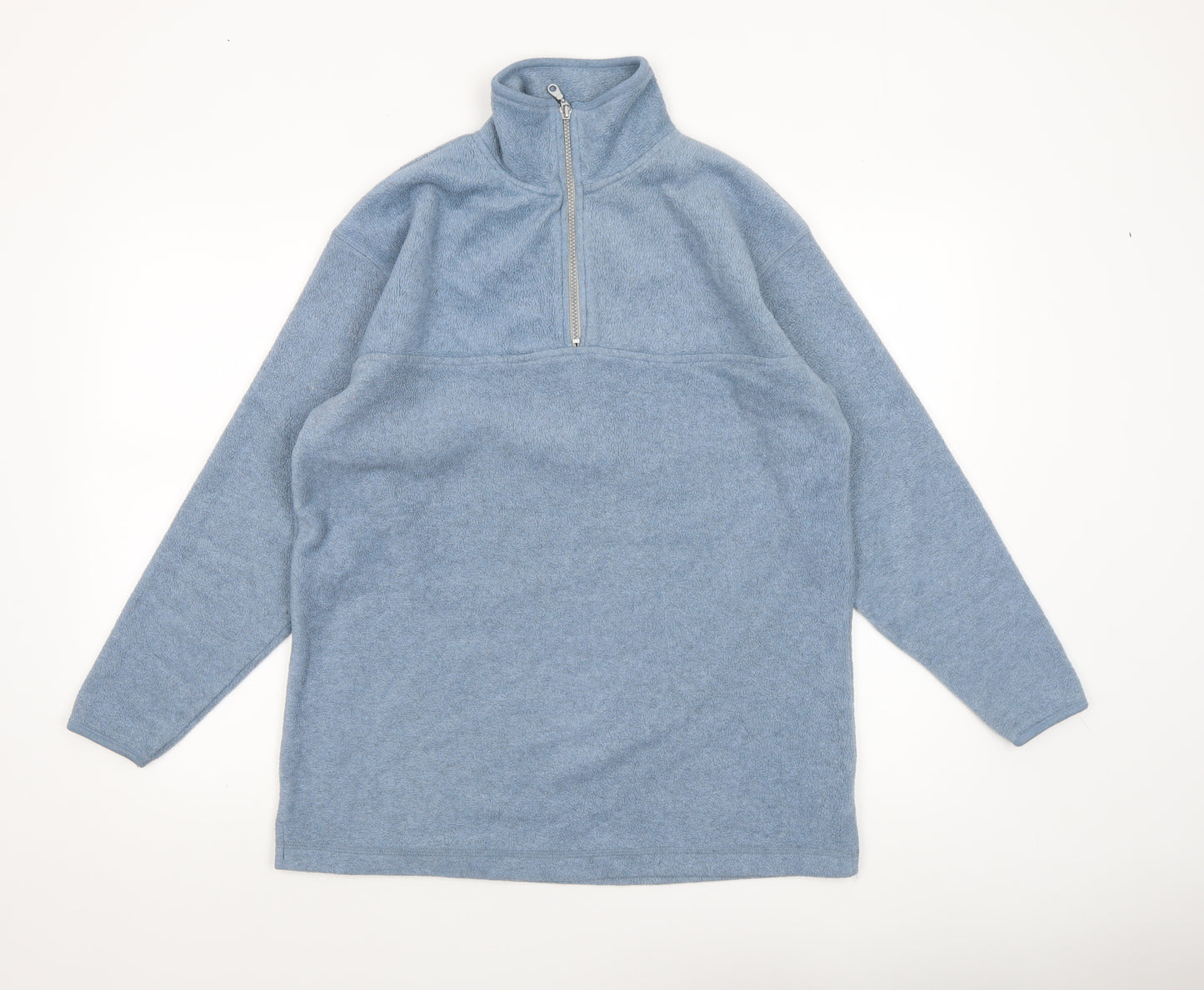 Nouveau Edition Active Men's Blue Fleece 1/4 Zip Pullover Sweatshirt S