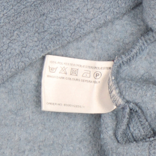 Nouveau Edition Active Men's Blue Fleece 1/4 Zip Pullover Sweatshirt S