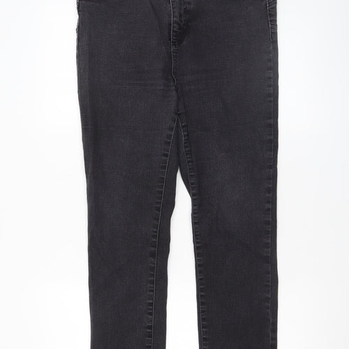 Gallery Women Black Skinny Jeans Size 16 Slim Fit Stretch Denim