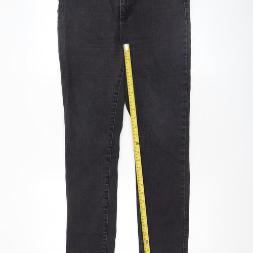 Gallery Women Black Skinny Jeans Size 16 Slim Fit Stretch Denim