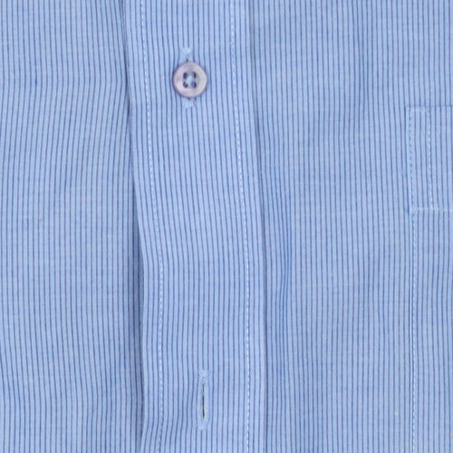 Debenhams Men's Blue Long Sleeve Classic Fit Dress Shirt 16in 41cm