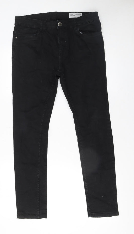 Denim Co. Men's Black Super Skinny Jeans W34 L30