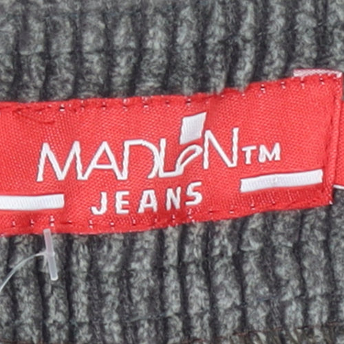 Madlan Jeans Women's Brown Corduroy Flared Trousers Size L