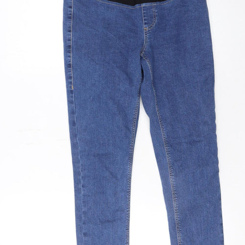 Topshop Women Blue Maternity Denim Jegging Slim Fit Jeans Size 8