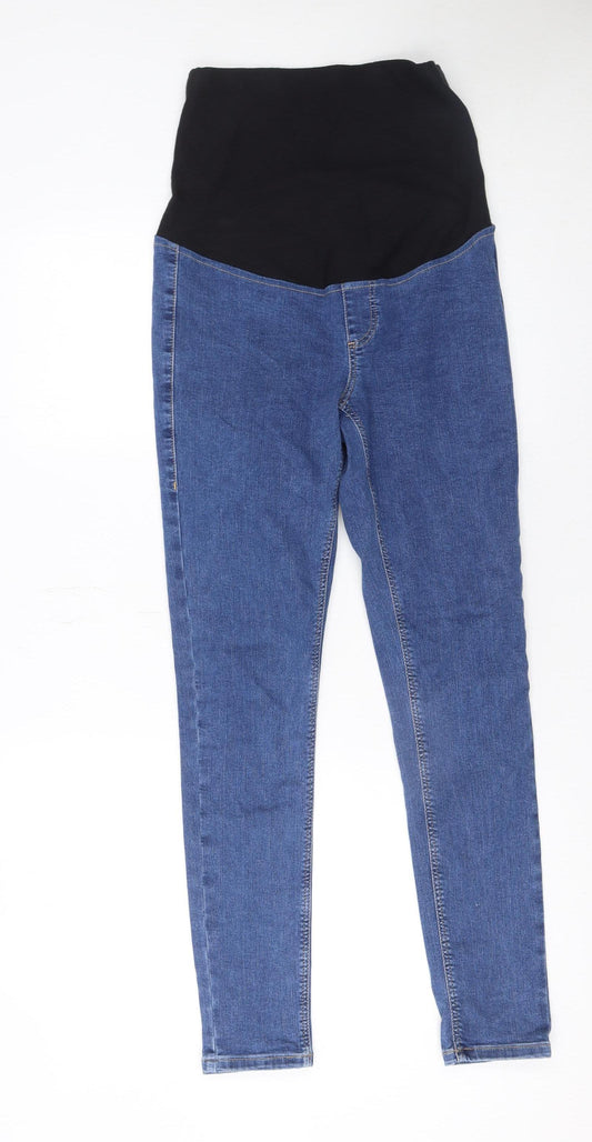 Topshop Women Blue Maternity Denim Jegging Slim Fit Jeans Size 8