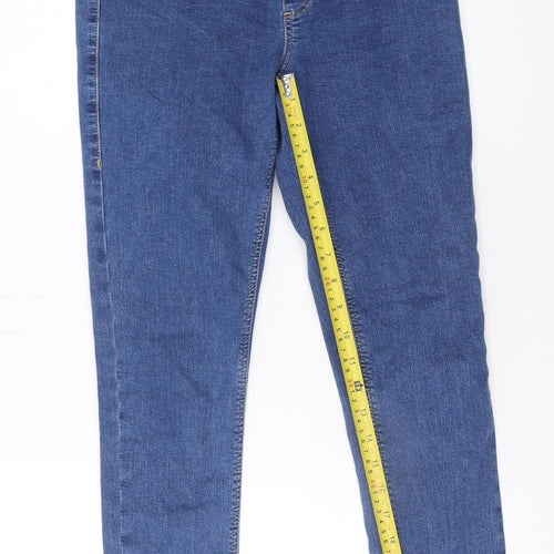 Topshop Women Blue Maternity Denim Jegging Slim Fit Jeans Size 8