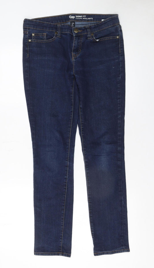 Gap Women Blue Skinny Jeans Size 6 Slim Fit Denim