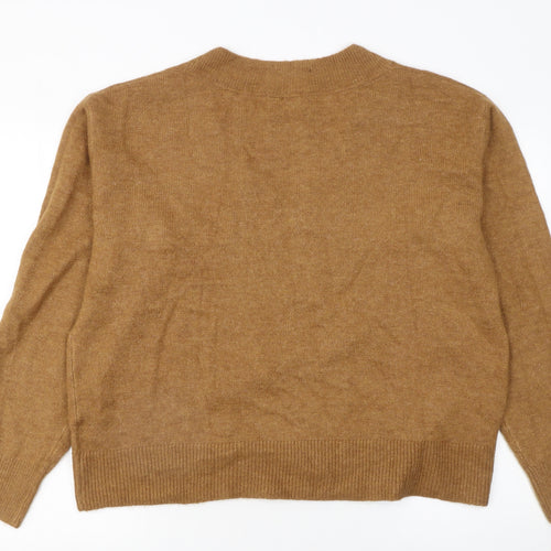 GAP Women’s Brown V-Neck Knit Jumper XL