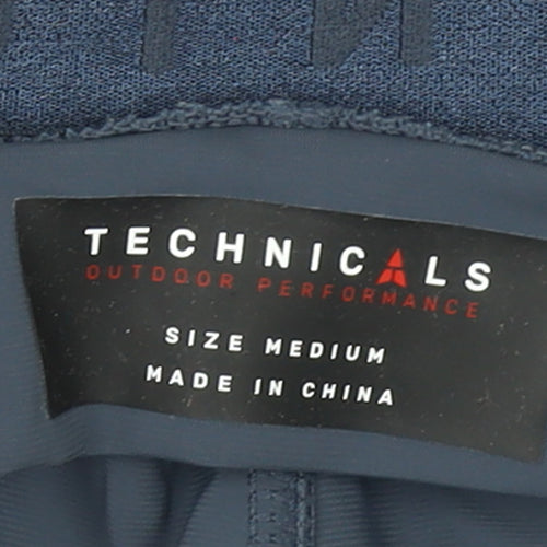 Technicals Men Blue Jogger Trousers Medium Nylon Stretch Outdoor Performance