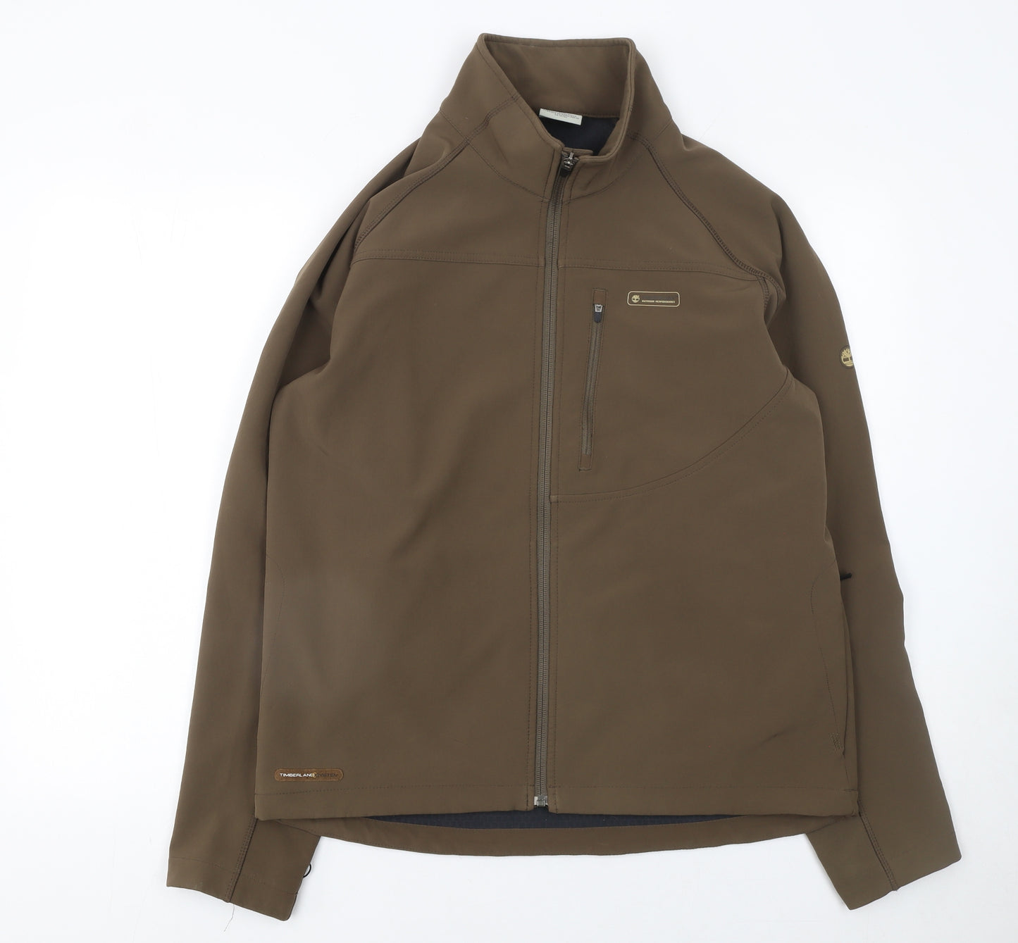 Timberland Men's Brown M Soft Shell Outdoor Jacket Windproof