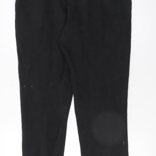 Puma Womens Black M Joggers Sweatpants Cotton Blend Casual