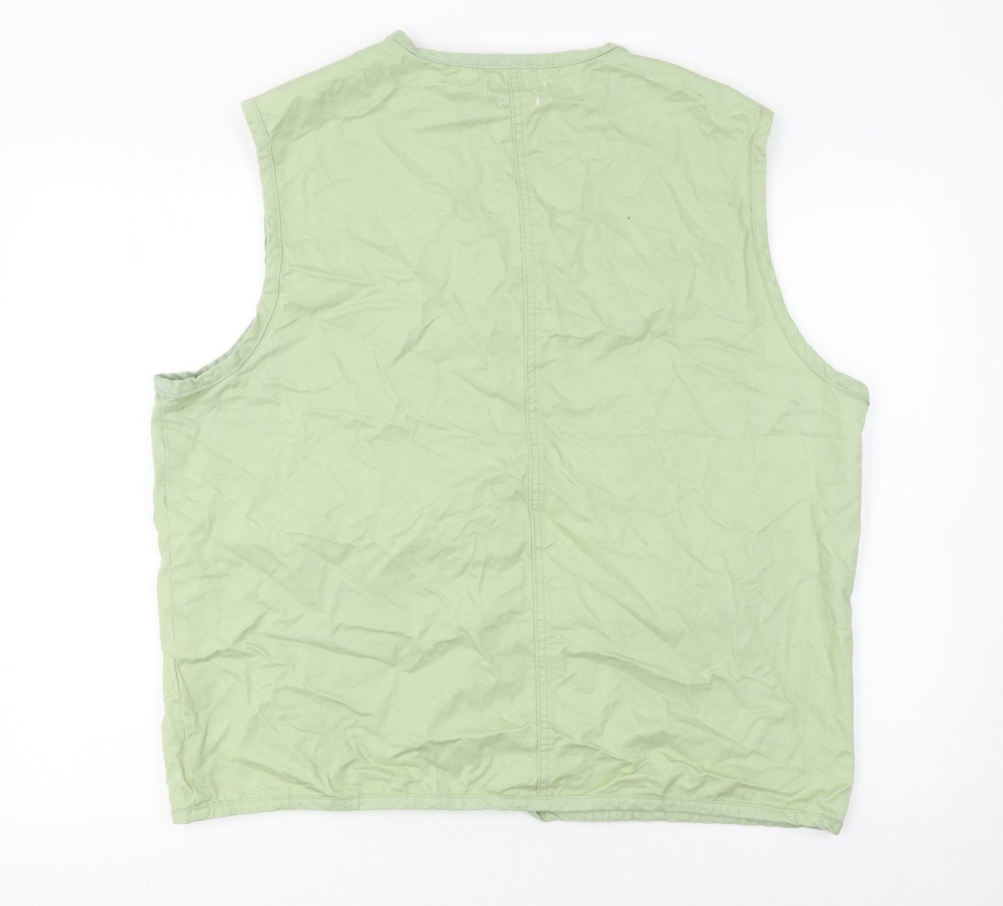 Another Influence Women's Green XL Utility Cotton Waistcoat