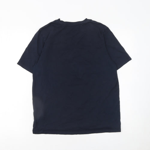 Jack & Jones Boys Blue Logo Organic Cotton T-Shirt 16 Years