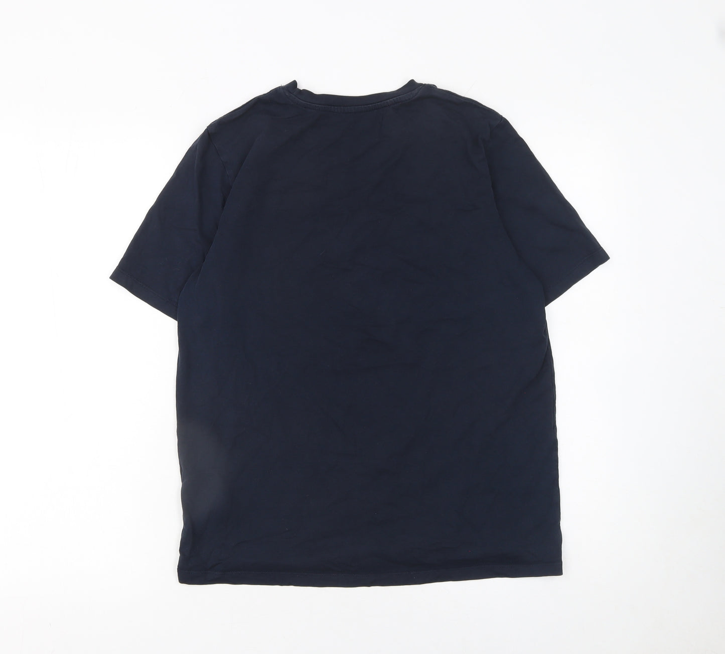 Jack & Jones Boys Blue Logo Organic Cotton T-Shirt 16 Years
