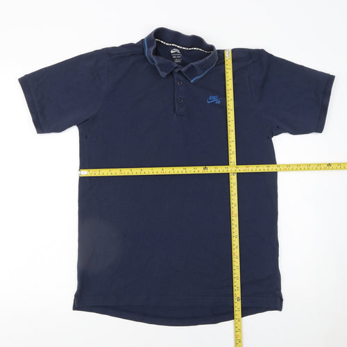 Nike SB Men’s Blue Dri-Fit Polo Shirt Size M Regular Fit