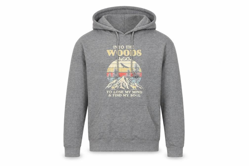 Lane Seven Men's Grey Graphic Pullover Hoodie Size S Outdoor Fleece