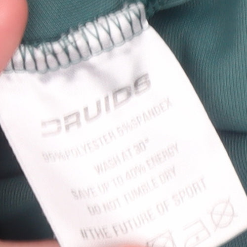 Druids Men’s Green Polo Shirt L Golf Sports Moisture Wicking