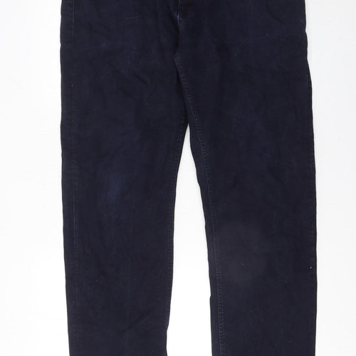 Next Men’s Blue Straight Fit Jeans 38W 33L Cotton Stretch Denim
